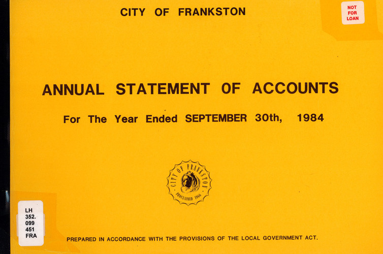 Annual statement of accounts