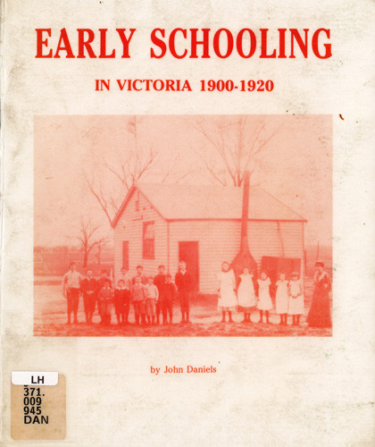Early schooling in Victoria, 1900-1920 