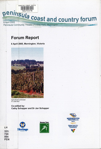 Forum report, 6 April 2005, Mornington, Victoria 