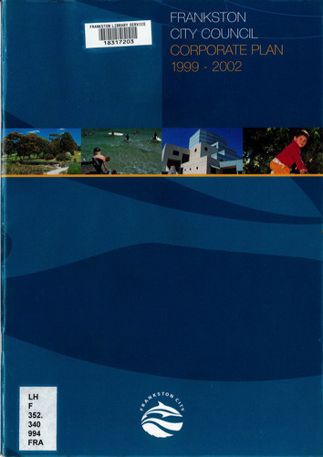 Frankston City Council : corporate plan 
