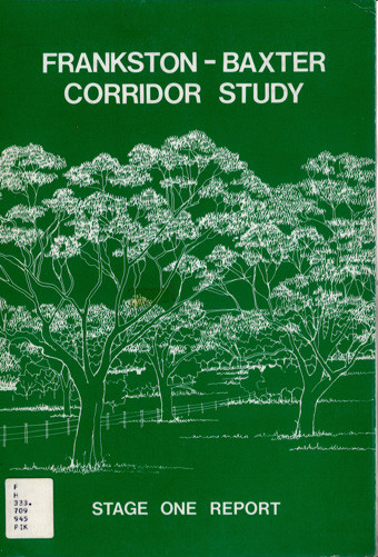 Frankston-Baxter corridor study stage one report 