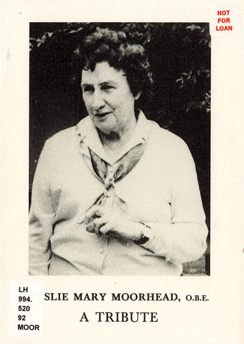 Leslie Mary Moorhead O.B.E., 1906-1983 : a tribute 