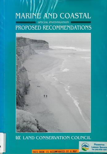 Marine and coastal special investigation : proposed recommendations 