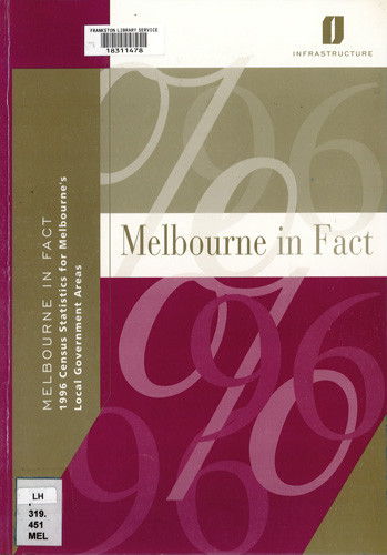 Melbourne in fact : 1996 census statistics for Melbourne's local government areas 