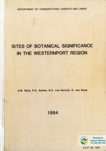 Sites of botanical significance in the Western Port region 