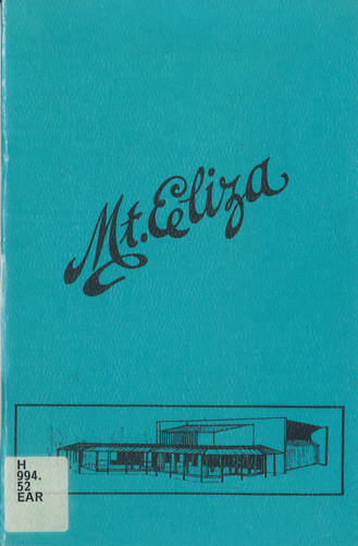 The early history of Mount Eliza on the Mornington Peninsula 