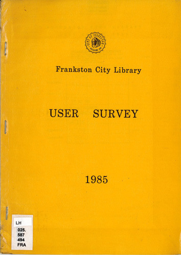 User survey 1985